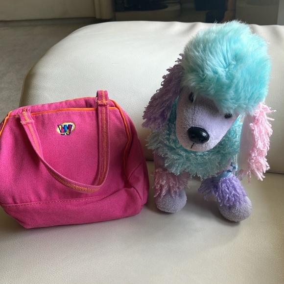 Webkinz Poofy Poodle & plush pet carrier New Unused Code - Picture 9 of 9